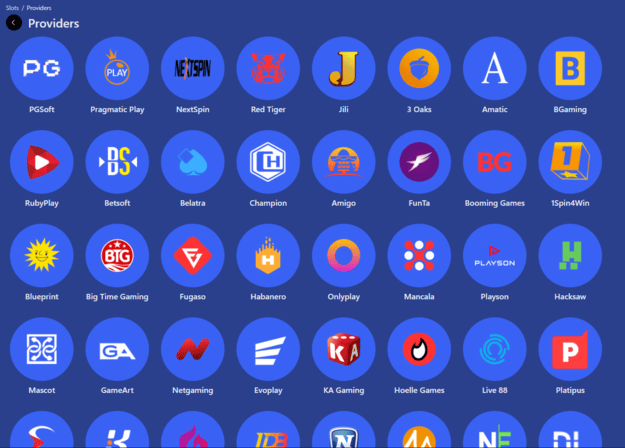 Direktori pembekal untuk kasino DK88 dengan senarai studio dan penapis untuk penemuan permainan lebih pantas